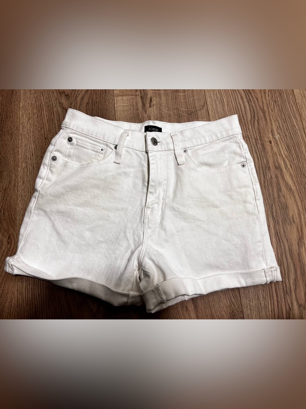 FREE with any purchase of $25 or more! J. Crew White Denim Rolled-Hem women’s